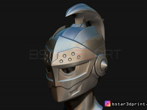 kamen rider brave - helmet for cosplay 3d print model 3Dプリントモデル