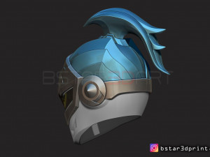 kamen rider brave - helmet for cosplay 3d print model 3Dプリントモデル