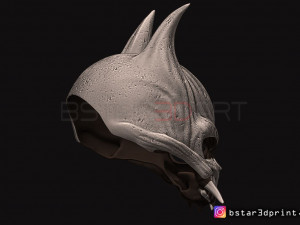 oni skull mask - hannya mask-devil mask for cosplay 3d print model 3D Print Model