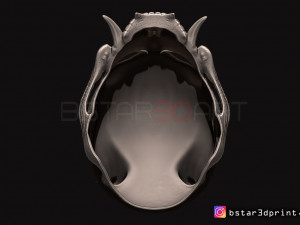 oni skull mask - hannya mask-devil mask for cosplay 3d print model 3D Print Model