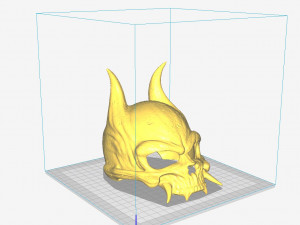 oni skull mask - hannya mask-devil mask for cosplay 3d print model 3D Print Model
