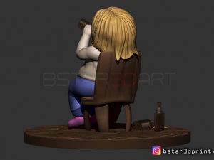 thor fat chibi version - avenger 4 - endgame - from marvel 3d print 3D Print Model