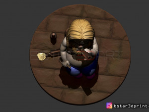 thor fat chibi version - avenger 4 - endgame - from marvel 3d print 3D-printmodel