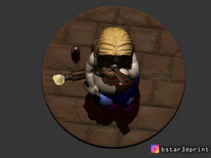 thor fat chibi version - avenger 4 - endgame - from marvel 3d print 3D Print Model
