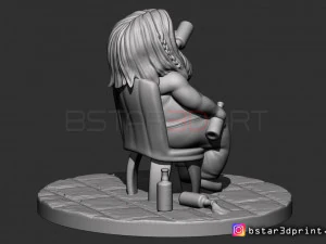 thor fat chibi version - avenger 4 - endgame - from marvel 3d print 3D Print Model