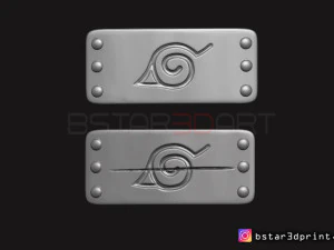 Naruto Stirnband - Akatsuki Itachi Stirnband f&uuml;r Cosplay 3D Druckmodell