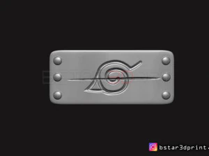 naruto headband - akatsuki itachi headband for cosplay 3D Print Model