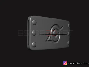 naruto headband - akatsuki itachi headband for cosplay 3D Print Model
