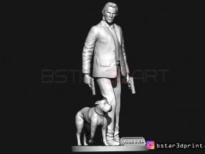 keanu reeves - john wick 3d print 3D Print Model