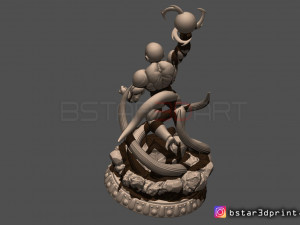 super frieza fighting from dragon ball z 3d print model 3D Print Model