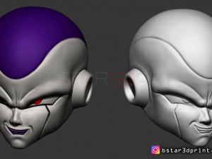 super frieza fighting from dragon ball z 3d print model 3D Print Model