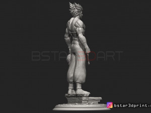 garou - one punch man - fan art - realistic version 3D 打印模型