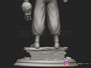 garou - one punch man - fan art - realistic version 3D 打印模型