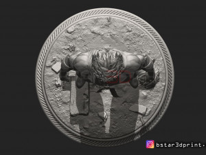 garou - one punch man - fan art - realistic version 3D 打印模型