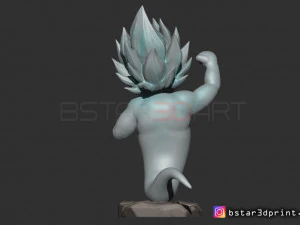 goten ks ghost version 02 from dragon ball z 3D Print Model