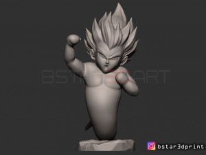 goten ks ghost version 02 from dragon ball z 3D 打印模型