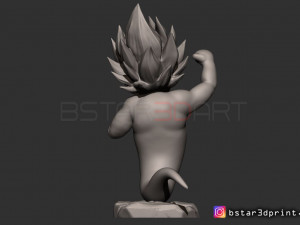 goten ks ghost version 02 from dragon ball z 3D 打印模型