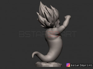 goten ks ghost version 02 from dragon ball z 3D 打印模型