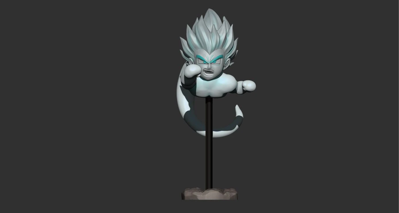 gotenks ghost version 01 from dragon ball z 3D Print Model .c4d .max .obj .3ds .fbx .stl .blend 
