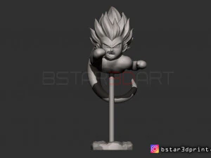 gotenks ghost version 01 from dragon ball z 3D Print Model