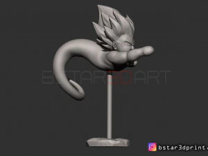 gotenks ghost version 01 from dragon ball z 3D Print Model