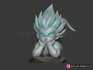 gotenks ghost versi 03 dari dragon ball z Model Cetak 3D