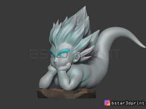 gotenks ghost version 03 from dragon ball z 3D Print Model