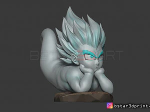 gotenks ghost version 03 from dragon ball z 3D Print Model