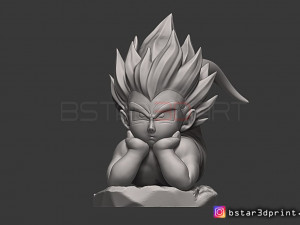 gotenks ghost version 03 from dragon ball z Modelo de Impressão 3D