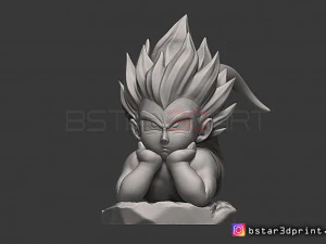 gotenks ghost version 03 from dragon ball z 3D Print Model