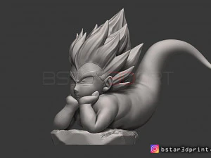 gotenks ghost version 03 from dragon ball z 3D Print Model