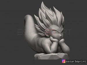 gotenks ghost version 03 from dragon ball z 3D Print Model