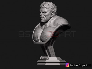hulk bust - avenger 4 - from marvel Model Cetak 3D