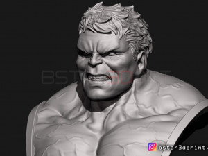 hulk bust - avenger 4 - from marvel Model Cetak 3D