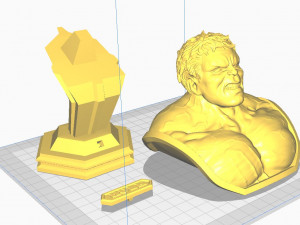 hulk bust - avenger 4 - from marvel Model Cetak 3D