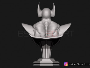 wolverine bust - x men - from marvel 3D Print Model
