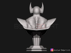 wolverine bust - x men - from marvel 3D Print Model