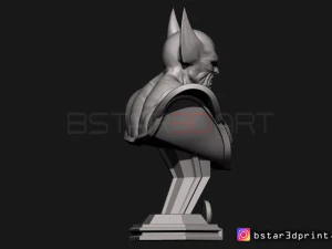 wolverine bust - x men - from marvel 3D Print Model