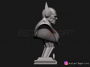 wolverine bust - x men - from marvel 3D Print Model