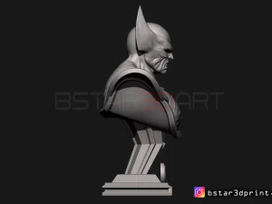 wolverine bust - x men - from marvel 3D Print Model