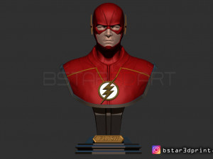 the flash bust 3D Print Model