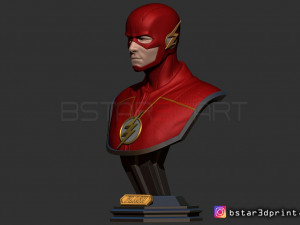 the flash bust 3D-printmodel
