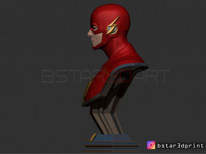 the flash bust 3D-printmodel