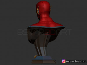 the flash bust 3D-printmodel