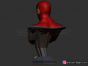 the flash bust 3D Print Model
