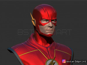 the flash bust 3D-printmodel