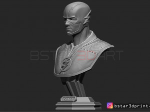 the flash bust 3D-printmodel