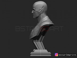 the flash bust 3D-printmodel