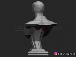 the flash bust 3D-printmodel