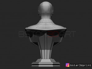 the flash bust 3D-printmodel